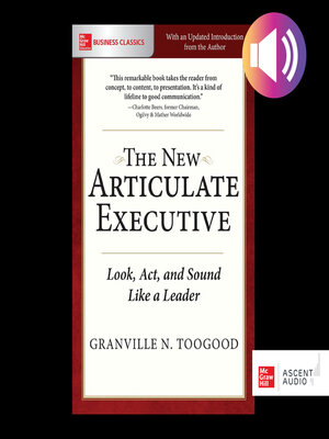 cover image of The Articulate Executive
